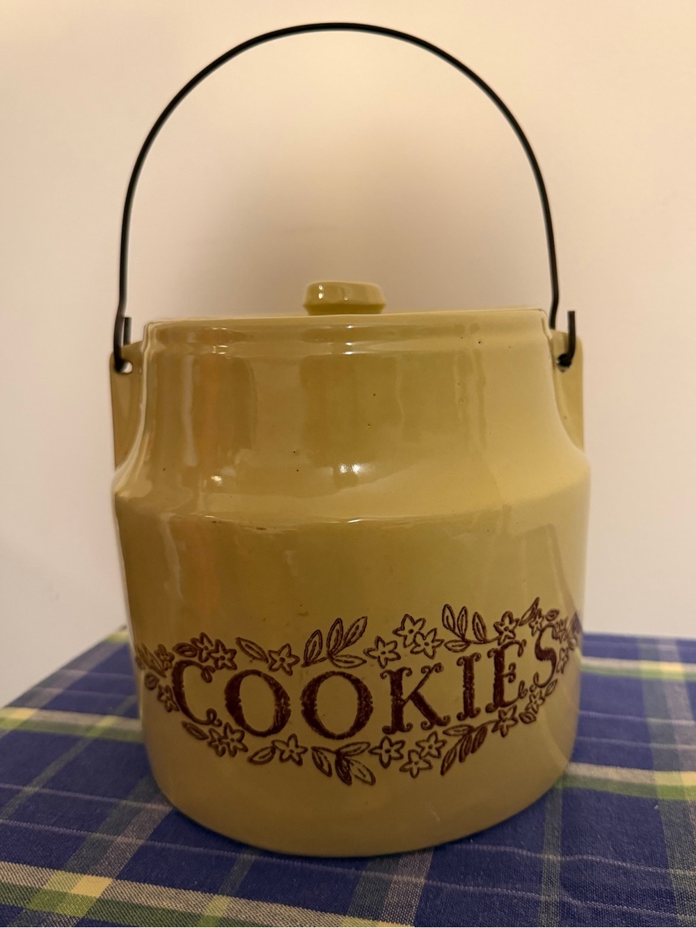 Vintage Monmouth cookie jar